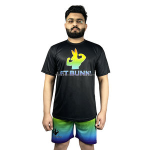 ชุดเสื้อยืดและกางเกงขาสั้นลำลองสำหรับผู้ชายฤดูร้อนสีสดใสระบายอากาศสวมใส่สบายมีสไตล์ - Product Image 1