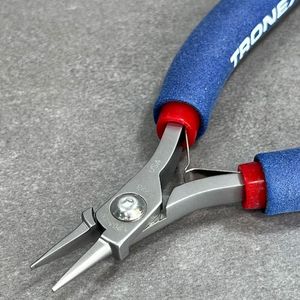 Tronex – pinces à bec court en acier inoxydable, outil de réparation de bijoux de précision, pour la fabrication de bagues, 85g - Product Image 2