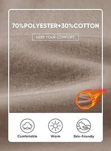 Sudaderas con capucha informales de invierno para hombre, forro polar de algodón 100% de Color sólido, ajuste Regular, secado rápido y transpirable, bolsillo de alta calidad, respetuoso con el medio ambiente - Product Image 5