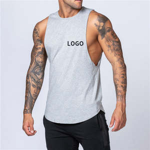 2026 OEM Blank Custom Print Wholesale Cotton <b>Men</b> Tank Top Quick Dry Cheap Price Plus Size <b>Tanktops</b> - Product Image 4