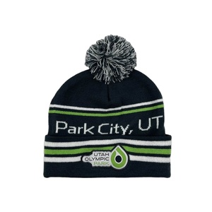 หมวกบีนนี่ผ้าแจ็คการ์ดถักแบบอุ่นมีตัวอักษรสำหรับฤดูหนาวออกแบบได้ตามต้องการ - Product Image 1