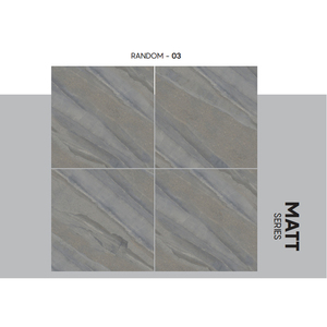 Vente en gros de carreaux de sol en céramique gris Delf 600x600mm d'épaisseur résistant à l'eau de 5mm pour salle de bain utilisation extérieure supérieure pour les grands projets - Product Image 2