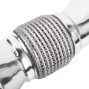 Tuyau de descente d'échappement pour moteur Toyota Supra B58 2020 "4.5" 4.5 pouces tuyau de descente T-304 d'échappement en acier inoxydable USA STOCK - Product Image 3