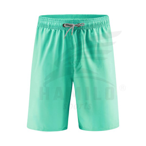 Best Selling Cotton Made Elastic Waist Solid Pattern Light Weight Breathable Loose Fit Men Shorts High Street Style - Product Image 5
