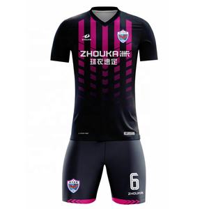 ชุดเสื้อฟุตบอลสำหรับผู้ใหญ่พิมพ์ลายได้ตามต้องการชุดเสื้อฟุตบอลสำหรับผู้ชายกางเกงขาสั้นผ้า100% โพลีเอสเตอร์ระบายอากาศได้ดีแห้งเร็วเป็นมิตรกับสิ่งแวดล้อม - Product Image 2