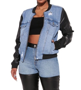 Venta al por Mayor de Chaquetas Vaqueras para Mujer, Nueva Moda de Verano, Chaqueta Corta Vaquera Lavada, Cuero 2026 - Product Image 3