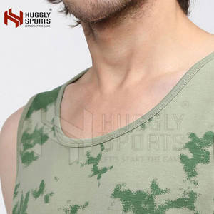 Camiseta Deportiva sin Mangas para Hombre, Talla Grande, Transpirable, de Punto, de Alta Calidad, Secado Rápido, Precio Bajo, Venta al Por Mayor HUGGLY SPORTS - Product Image 6