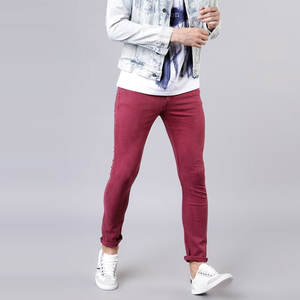 Pantalones vaqueros ligeros y elegantes para hombre, diseño personalizable, patrón recto, tela de lona, fabricante al por mayor - Product Image 5