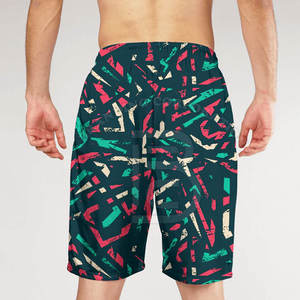 Pantalones cortos de sublimación con estampado de moda de verano Pantalones cortos de malla Pantalones cortos con cintura elástica para hombre hechos en Pakistán - Product Image 2