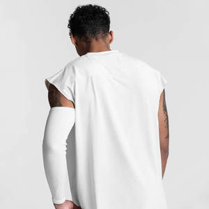 Camiseta sin mangas atlética personalizada para hombre, camiseta informal para entrenamiento de gimnasio, transpirable, lavado en caliente, Material de algodón 100% de punto - Product Image 5