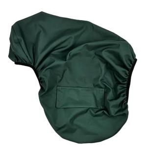 Cuscinetti da sella per cavalli trapuntati quadrati OEM copricostume leggero e antivento Polycotton Logo personalizzato poliestere PK - Product Image 2