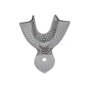 Plateau d'empreinte dentaire de haute qualité, supérieur et inférieur, en acier inoxydable, instruments CE - Product Image 5