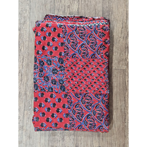 Tela de algodón 100% al por mayor con diseño floral único elegante para Chaqueta tipo kimono de verano y bolso de mano - Product Image 2
