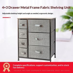 <span class=keywords><strong>Tour</strong></span> <span class=keywords><strong>de</strong></span> <span class=keywords><strong>rangement</strong></span> commerciale à <span class=keywords><strong>12</strong></span> <span class=keywords><strong>tiroirs</strong></span> en tissu, organisateur à cadre en fer 4x3, hauteur et angle réglables, meuble anti-humidité - Product Image 4