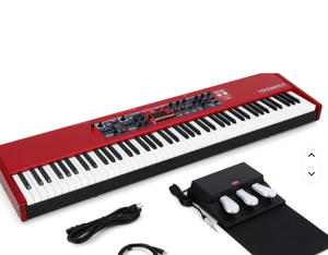 Piano Digital Vertical de 88 Teclas con Acción de Martillo Contrapesado, Estuche de Madera y Auriculares, Recién Llegado - Product Image 1
