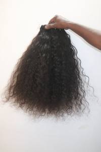 100% Extensions de cheveux humains indiens naturels purs non traités de 8 pouces à 32 pouces Couleur de cheveux d'origine de style vague naturelle - Product Image 4