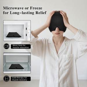 Compresse chaude/froide réglable en gel solide, non toxique et inodore, pour soulager les maux de tête, le stress, la tension, les sinus, les yeux gonflés et les lendemains de veille - Product Image 4