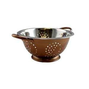 Passoire en cuivre plaqué avec poignée en laiton, passoire de Style moderne Durable et élégante pour la cuisine à domicile, prix de gros - Product Image 4