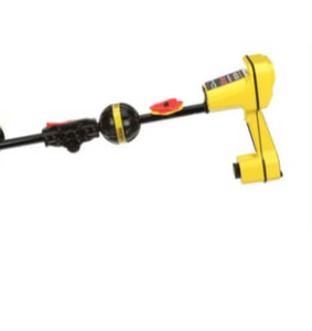 Detector de Metales Amarillo Portátil, Detector de Escaneo Terrestre con Mango Ajustable, Herramienta de Búsqueda para Inspección de Seguridad - Product Image 1