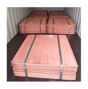 Top Quality Pure Pure <b>Copper</b> Cathodes Cathode Purity Cu99.99 For Sale At Cheapest Wholesale Price - Product Image 2