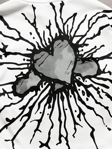 Chándal estampado ecológico OEM de 2 piezas con cremallera completa para hombre de buena calidad - Product Image 3