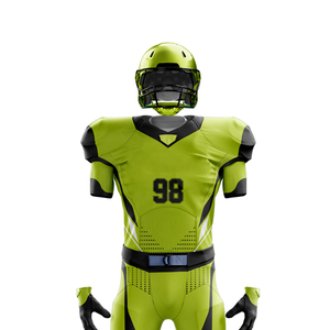 Uniforme de Fútbol Americano 100% Poliéster Transpirable de Manga Corta, Servicio OEM Personalizado, Precio Razonable - Product Image 4