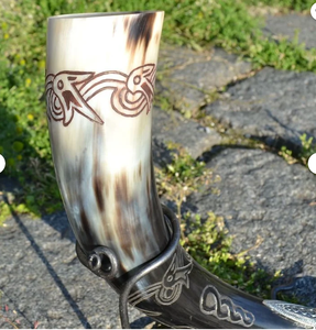 Bebida histórica medieval Bebida Alcohol Banquete Fiesta Vikingo Tazas para beber, Regalo de aniversario, Regalos de marido, Regalo de parejas, - Product Image 2