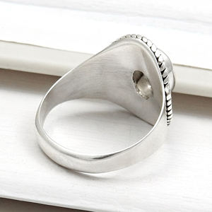 แหวนพลอยควอทซ์สโมคกี้ธรรมชาติทำด้วยมือทันสมัยสวยงามเครื่องประดับสำหรับผู้หญิงเป็นของขวัญสำหรับแหวนเงิน925ทันสมัยของเธอ - Product Image 4