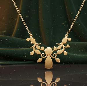 Collier chaîne à maillons en argent 925 pour femmes, pendentif plaqué or 18 carats, bijoux tendance, cadeau pour mariage, anniversaire, Saint-Valentin - Product Image 3