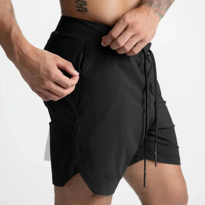 Pantalones cortos de algodón OEM para hombre, ropa deportiva y de gimnasio, pantalones cortos de alta calidad para hombre, pantalones cortos con estampado personalizado para hombre, cintura elástica cómoda - Product Image 4