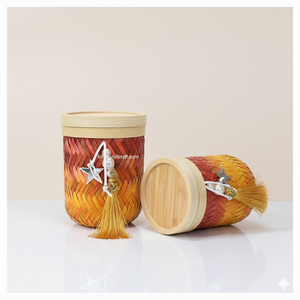 Exclusiva Cesta de Almacenamiento Artesanal para Ramadán y Eid, Hecha a Mano, Ecológica, Moderna, Circular, Decorativa, Personalizada para las Fiestas - Product Image 4