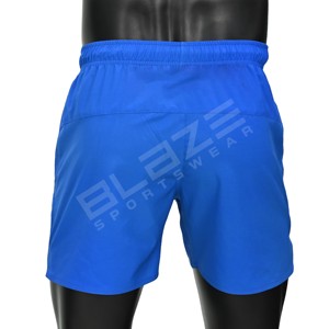 Blaze Fight Wear Short de sport personnalisé pour hommes Coupe recadrée Polyester Technics Style d'été mi-basique Gamme de deux poches à ourlet latéral profond - Product Image 4