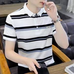 Nouvelles chemises pour hommes à manches courtes de golf, en polyester/coton respirant, de haute qualité, avec logo personnalisé, design OEM en gros, nouvelle collection 2025 - Product Image 1