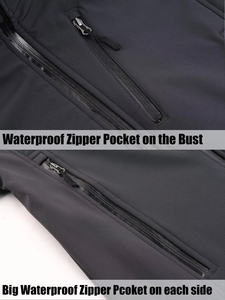 Top Quality <b>Men's</b> Breathable Windproof Outdoor Softshell <b>Jackets</b> High Quality Custom Design Warm Casual Softshell <b>Jacket</b> For <b>Man</b> - Product Image 6