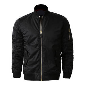 Veste d'hiver bombardier surdimensionnée pour hommes la plus vendue support à capuche séchage rapide fermeture éclair Durable adaptée à toutes les saisons occasions bas quantité minimale de commande - Product Image 1