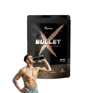 Venta caliente Bullet X Mocha Diet Bebidas energéticas Quema grasa Reemplazo de comida Polvo Bebida de proteínas Batidos de proteínas