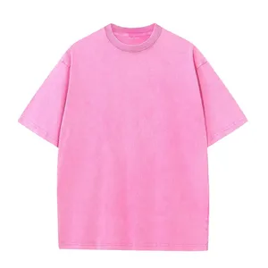 เสื้อยืดผู้ชายขายส่งจำนวนมาก สีพื้นสดใส เสื้อลำลอง คุณภาพพรีเมียม ผ้าฝ้ายซาติน 100% สไตล์ฮาวาย สำหรับฤดูใบไม้ร่วง - Product Image 3
