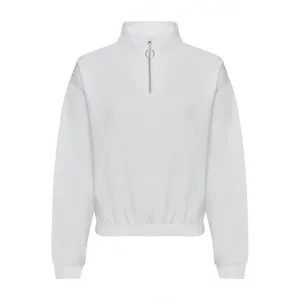 Custom Women's <b>Cropped</b> <b>Zip</b> Sweatshirt Promotional <b>Hoodies</b> & Sweatshirts - Product Image 6