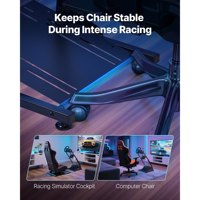 Support de volant de course VEVOR réglable et pliable pour simulateur de cockpit compatible avec Logitech G29 G27 G920 G923 Thrustmaster T300RS T300GT T248