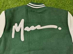 Gucha Sports Custom Wool Patch Chenille Bordado Manga de cuero Béisbol Bomber Varsity Jacket para hombres Chaquetas para hombres - Product Image 5