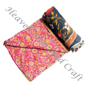 Colcha Kantha Gudari, Colcha Kantha Gudari, Venta al por Mayor, Proveedor de Oro GD2014, Colcha Kantha Hecha a Mano, Algodón Estampado Indio - Product Image 3