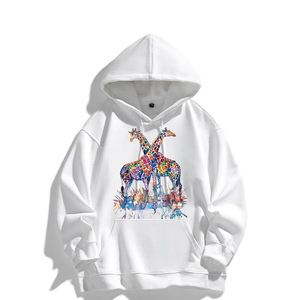 Sudadera con capucha de cuello redondo de transferencia térmica con estampado de tigre unisex, sudaderas de punto de invierno, servicio OEM, gran oferta, precio bajo - Product Image 1