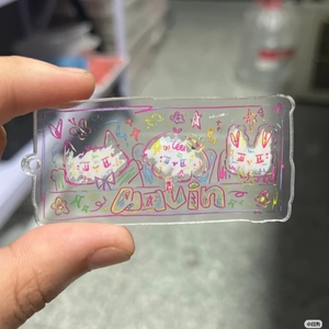 Llavero de acrílico personalizado con impresión UV, llavero de hotel con grabado personalizado, llavero de esmalte para motel, llavero de plástico - Product Image 3