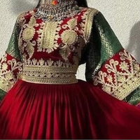 Más Vendido Vestido Afgano Salwar Kameez para Mujer de Boda y Fiesta, Calidad Premium de Seda Georgette, Ajuste Ceñido