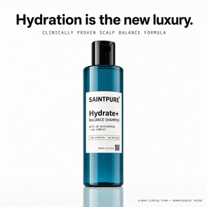 Champú OEM Hidratante con Niacinamida, Ácido Hialurónico y <span class=keywords><strong>Aceite</strong></span> <span class=keywords><strong>de</strong></span> <span class=keywords><strong>Coco</strong></span> para Cabello y Cuero Cabelludo Secos y Dañados, Anti-Rotura, 300ml, Marca Privada - Product Image 2
