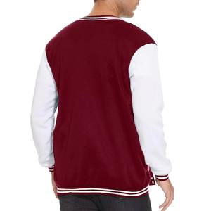 Vestes universitaires en toile vintage unisexe de haute qualité en gros, respirantes, logo personnalisé sur le devant, coupe ample - Product Image 4