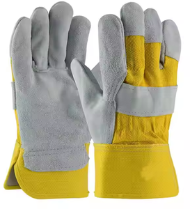 ถุงมือหนังวัวแบบแยกสำหรับทำงานทนทานถุงมือป้องกันมือสำหรับใช้ในบ้าน - Product Image 4