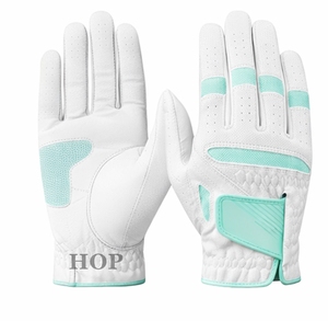 Gants de golf personnalisés, couleurs personnalisées, logo personnalisé, cuir de cabretta doux et respirant, gants de golf pour hommes/femmes, main gauche, accessoires de golf - Product Image 2