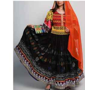 Best Quality <b>Women</b> Handmade Traditional 3 piece <b>Dresses</b> Islamic Traditional Afghan <b>Dresses</b> In All Sizes And Customizable colors - Product Image 5