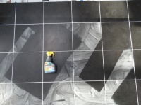 FILA Surface Care Solutions – Nettoyant instantané en spray pour ciment frais et mortier, éliminateur de résidus de mortier pour carrelage, séchage rapide
